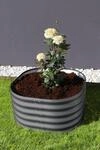 Vitavia - Hochbeet 'terra 401', Granit, 40 Cm, Modell 'rund'