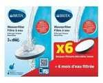 Brita Pack 6 Mikrofilter Wei&szlig; Reines Wasser