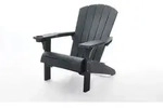 Alpine Adirondack Gartenstuhl - 81x80x96,5cm - Anthrazit - Keter