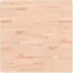 Vidaxl Tischplatte 70x70x1,5 Cm Quadratisch Massivholz Buche