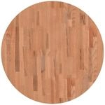Tischplatte &Oslash;80x1,5 Cm Rund Massivholz Buche Vidaxl