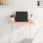 Tischplatte 60x50x2 Cm Massivholz Eiche Unbehandelt Vidaxl