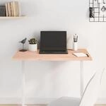 Tischplatte 80x50x2 Cm Massivholz Eiche Unbehandelt Vidaxl