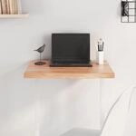 Tischplatte Hellbraun 60x50x(2-4) Cm Massivholz Eiche Behandelt Vidaxl