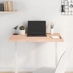 Tischplatte 80x40x(2-4) Cm Massivholz Eiche Unbehandelt - Vidaxl