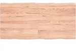 Tischplatte 120x60x(2-4) Cm Massivholz Behandelt Baumkante - Vidaxl