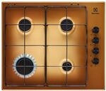 Electrolux Kgs6404t Braun Eingebaut 59,5 Cm Gas 4 Brenner