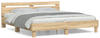 Bettgestell mit Kopfteil Sonoma-Eiche 160x200 cm Holzwerkstoff vidaXL57878