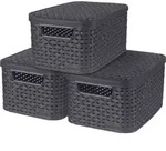 Aufbewahrungsbox Curver Style 3 Stk 6 L Kunststoff