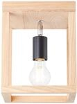 Brilliant - Lampe, Nerea Deckenleuchte 1flg Eiche Ge&ouml;lt, Holz/metall, 1x A60, E27,