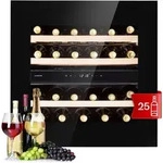 Klarstein Weink&uuml;hlschrank Freistehend, Kleiner Getr&auml;nkek&uuml;hlschrank Schmal, 2 Zonen