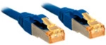 Patchkabel Cat6a S/ftp Lsoh Cat7 Rohkabel Blau 0.30m - Lindy