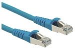 Roline Cat6a S/ftp Cu Lszh Ethernet Kabel Blau 1.5m