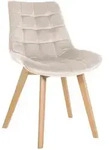 Stuhl Brook Samt Creme