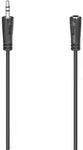 Hama 00205121 Klinke Audio Verl&auml;ngerungskabel [1x Uk-stecker - 1x Klinkenbuchse 3.5