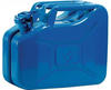 Kraftstoffkanister 10 l Signalblau ral 5005 Stahlblech 0,9 mm L345xB165xH275mm