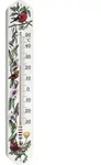 Tfa Dostmann - Analoges Innen-au&szlig;en-thermometer Thermometer Wei&szlig;, Blumen 12.3040.20