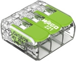 Wago 221-423 221 Verbindungsklemme Flexibel: 0.14-4 Mm&sup2; Starr: 0.2-4 Mm&sup2; Polzahl: 3