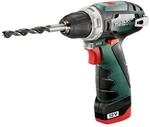 Metabo - Akku-bohrschrauber Powermaxx Bs Mit 2x 2,0 Ah Akku + Lader Im Koffer