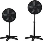 Rowenta Vu3110 Turbo Essential Standventilator Schwarz