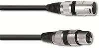 Omnitronic Xlr-kabel 3-polig, 20 M, Schwarz