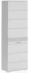 Linus Kleiderschrank 1 T&uuml;ren Wei&szlig;.