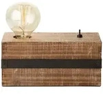 Lampe Woodhill Tischleuchte Antik/schwarz 1x A60, E27, 30w, G.f. Normallampen N. Ent.