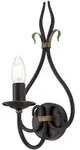 Elstead Windermere - 1 Licht Innenkerze Wandleuchte Gold, Rost, E14