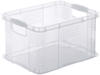 Rotho - Aufbewahrungsbox Agilo A4 17,5 l transparent 39 x 39 x 21,5 cm (l x b x h)