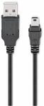 Usb 2.0 Hi-speed Anschlusskabel A/b 93229, 0,3 M, Schwarz - Goobay
