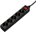 Hama 00137267 Steckdosenleiste Schwarz Schutzkontakt 1 St.
