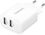 Intenso - W24aa Usb Ladeger&auml;t 24 W 2x Usb-a Wei&szlig; Innenbereich