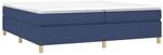 Bettgestell Ohne Matratze Blau 200x200 Cm Stoff Vidaxl
