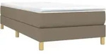 Bettgestell Ohne Matratze Taupe 100x200 Cm Stoff Vidaxl
