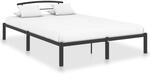 Bettgestell Schwarz Metall 120x200 Cm Vidaxl