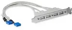 Startech St Usbplate4 - Slotblech 4x Usb-a Port