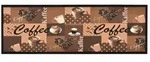 K&uuml;chenteppich Waschbar Kaffee Braun 60x300 Cm Vidaxl