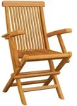 Vidaxl - Klappbare Gartenst&uuml;hle 4 Stk. Massivholz Teak