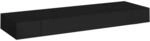 Schweberegal Mit Schublade Schwarz 80x25x8 Cm Vidaxl Schwarz