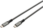 Usb-c&reg; Kabel Usb4&reg; Usb-c&reg; Stecker 1.00 M Schwarz Geflechtschirm, Geschirmt,