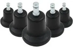 5x Bodengleiter Stand Klein No. 11 Stift 11 Mm / 50 Mm Standf&uuml;&szlig;e (5er Pack) Hjh