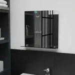 Wandspiegel Mit Regal 40x40 Cm Hartglas Vidaxl
