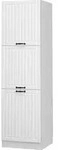 Vicco - Herdumbauschrank Fame-line, Wei&szlig; Landhaus, 60 Cm