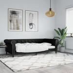 Tagesbett Schwarz 90x200 Cm Kunstleder Vidaxl