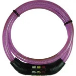 Security Plus - Csl80pink Kabelschloss Pink Zahlenschloss Mit Symbolen