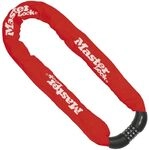 Master Lock Schloss Mit Stahlkette 8392 - Rot
