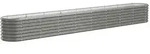Hochbeet Verzinkter Stahl 332x40x36 Cm Grau Vidaxl