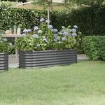 Hochbeet Verzinkter Stahl 152x40x36 Cm Anthrazit Vidaxl