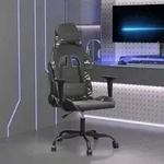 Gaming-stuhl Schwarz Und Tarnfarben Kunstleder Vidaxl203618
