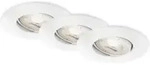 Led Einbauleuchte 4,4 Cm 3x 4,9 Watt Ip65 480lm Wei&szlig; Briloner